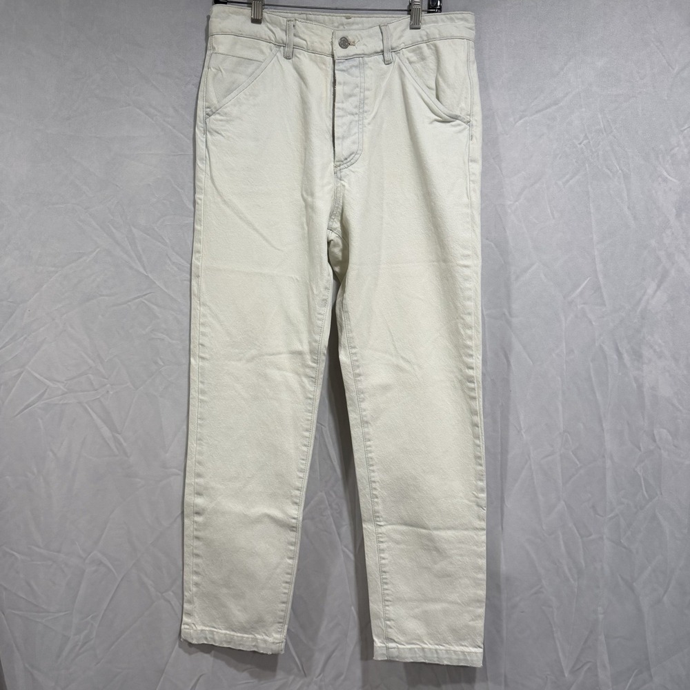 Zara Jeans Men's Size 31x32 Tapered Baggy Leg Light Wash Casual Denim Button Fly